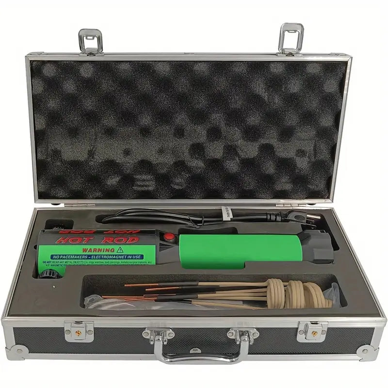Kit Induction Chauffe-Boulons Électrique – Outils de Chauffage Professionnels avec Bobines et Mallette de Transport