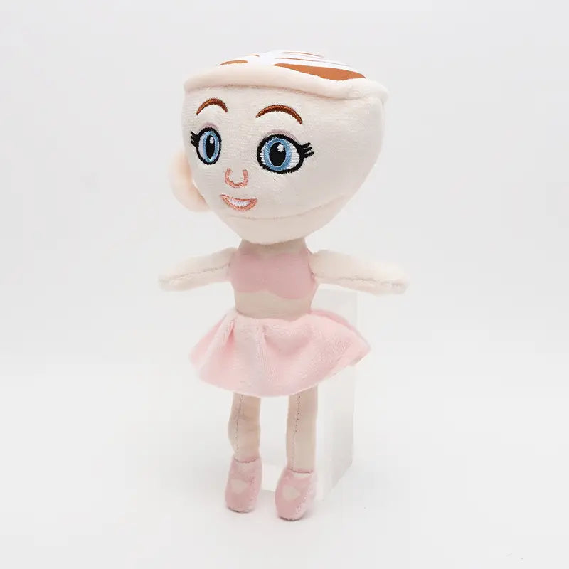 Peluche danseuse ballerine rose – Jouet doux et câlin pour enfants