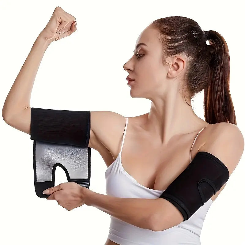 Manchons amincissants pour bras – Ceintures de sudation fitness pour affiner et tonifier les bras