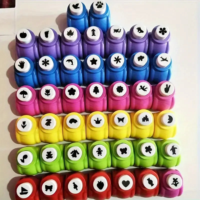 Perforatrices à Motifs pour Scrapbooking – Set de Punchs Papier Créatifs Formes Variées DIY