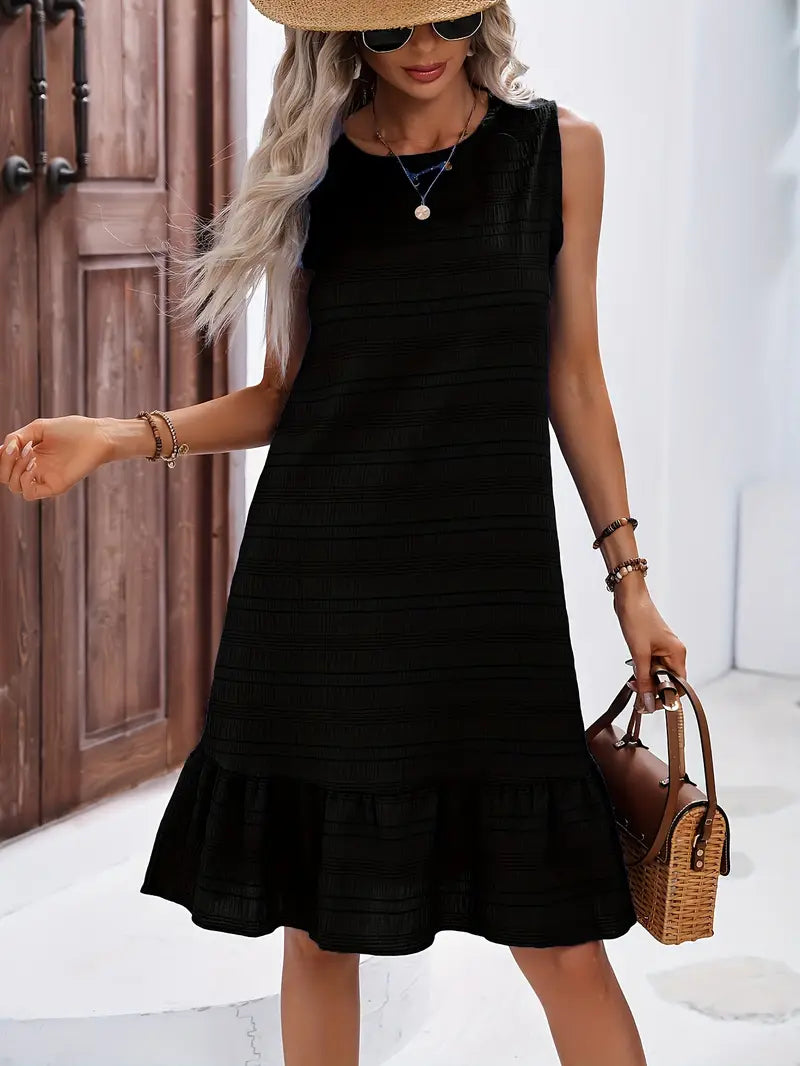 Robe d’Été Sans Manches – Élégante et Légère pour la Plage ou la Ville