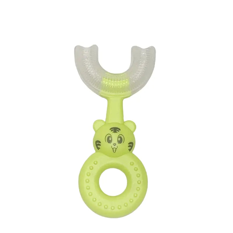 Brosse à Dents en U pour Enfant – Design Ludique en Silicone Souple pour un Brossage Facile et Amusant
