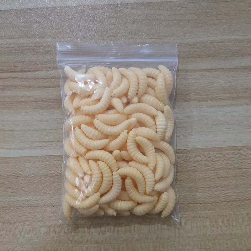 Appâts artificiels imitation asticots – Leurres souples réalistes pour pêche en eau douce et carnassier