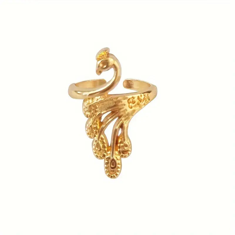 Bague Ajustable Style Vintage en Métal Argenté – Accessoire Élégant pour Passionnés de Tricot et Crochet