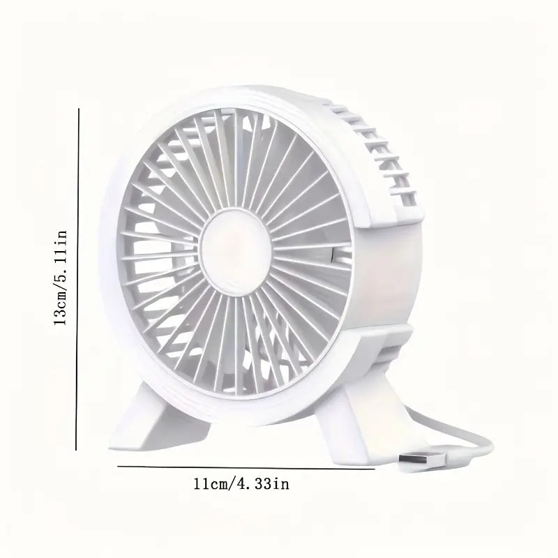 Mini Ventilateur de Bureau USB Rose – Silencieux, Portable et Économique pour Maison ou Bureau
