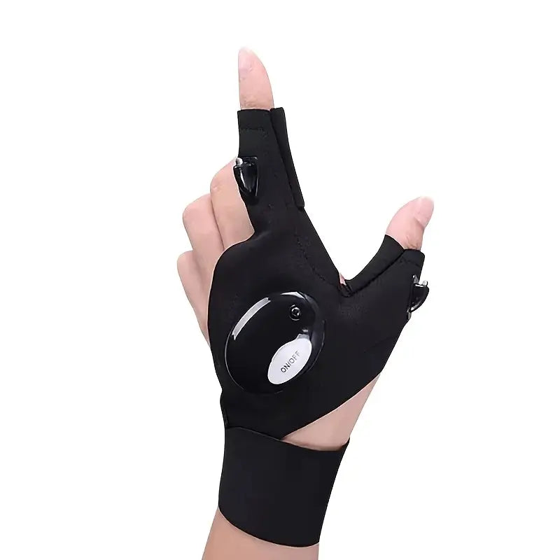Gants LED Lumineux avec Éclairage Intégré – Lampe Torche Portative pour Bricolage, Réparation ou Activités Nocturnes – Collection Lampes de Poche