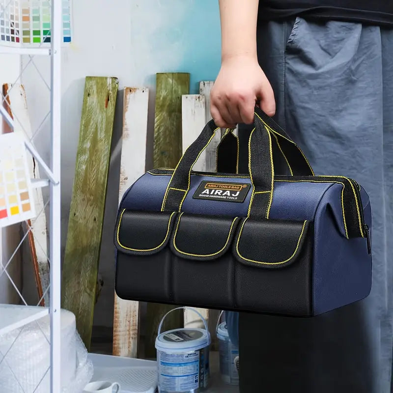 Sac à Outils Professionnel en Tissu Oxford – Grande Capacité, Poches Multiples et Poignées Renforcées – Collection Boîtes à Outils et Accessoires