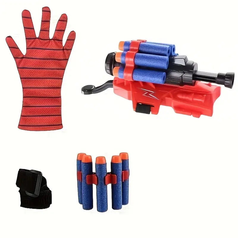 Gant Lanceur de Fléchettes en Mousse – Pistolet Jouet Original pour Enfants, Jeu de Tir Amusant et Sécurisé