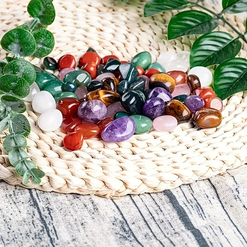 Pierres précieuses polies en vrac – Quartz, Améthyste, Aventurine et gemmes naturelles multicolores