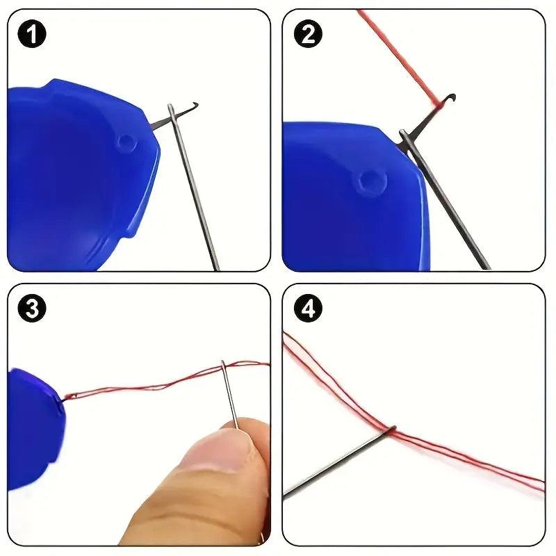 Enfile-Aiguilles Colorés en Plastique – Accessoire Pratique pour Couture et Broderie