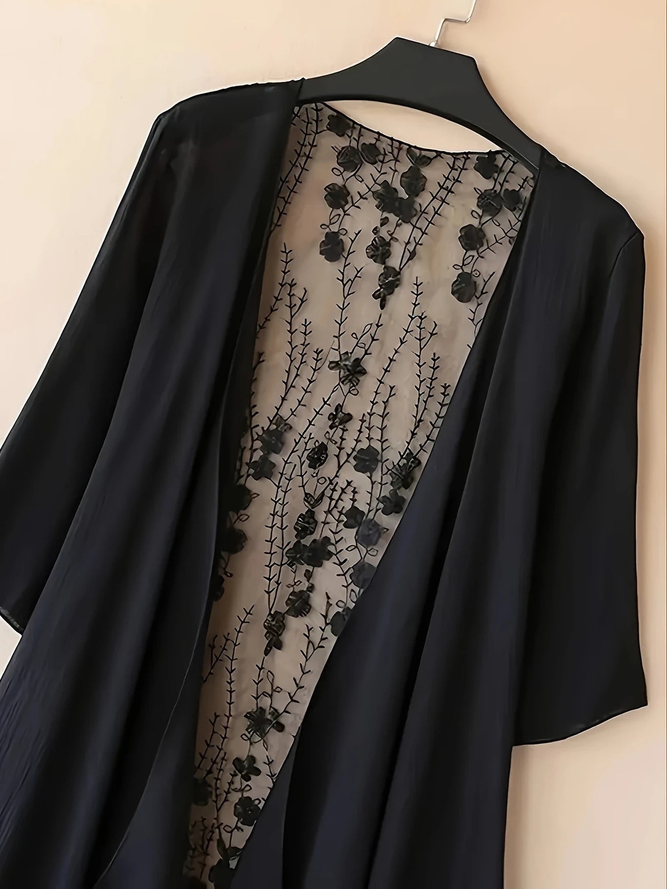 Kimono de Plage Long Femme – Léger et Fluide, Parfait pour l'Été