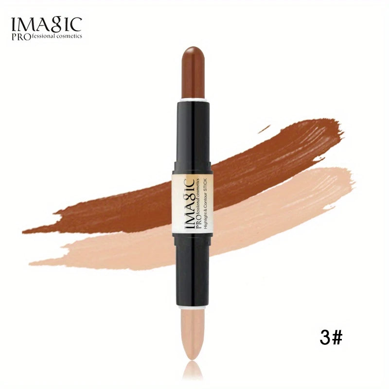 Stick Double Embout Highlighter & Contour – Maquillage Sculptant Zéro Défaut