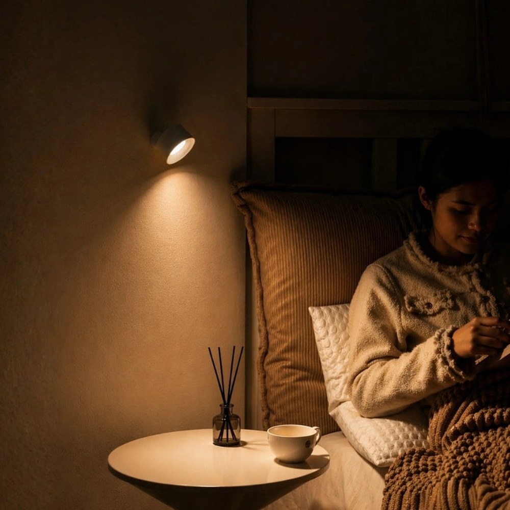 La liseuse qui éclaire le livre, pas toute la chambre