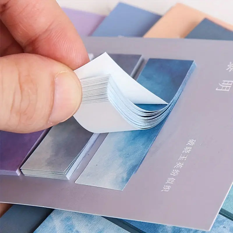 Marque-pages adhésifs pastel – Sticky notes décoratifs repositionnables pour agenda, bullet journal et étude