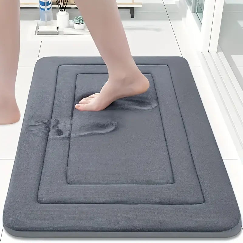 Tapis de Bain Absorbant à Séchage Rapide – Antidérapant et Confortable