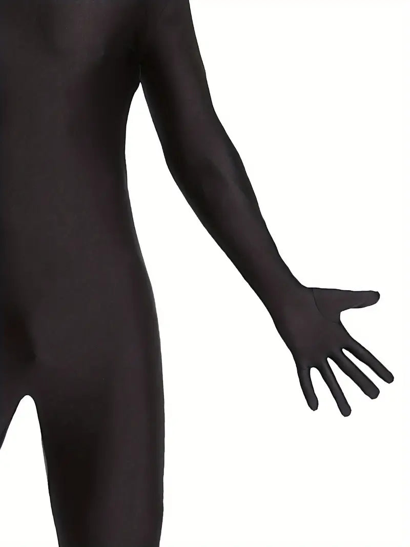 Combinaison intégrale homme noire – Morphsuit fantaisie déguisement cosplay soirée