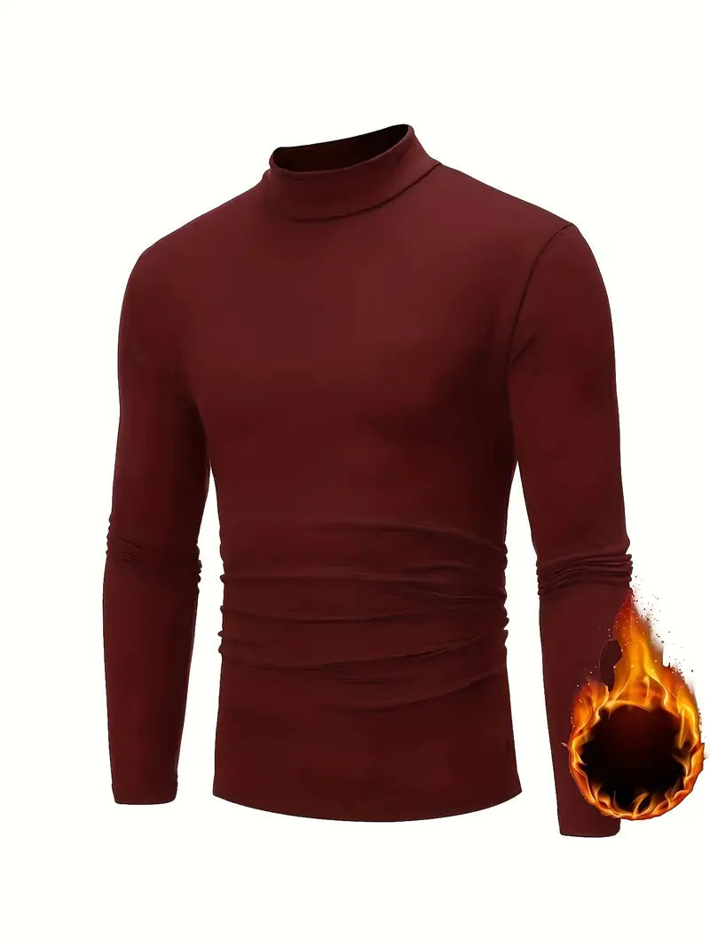 Sous-pull thermique homme – Lot de 6 cols roulés chauds – Sous-vêtements d’hiver respirants et confortables