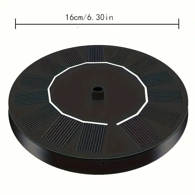 Fontaine Solaire de Jardin – Pompe à Eau Écologique pour Bassins, Étangs et Bains d’Oiseaux