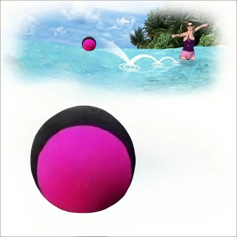 Balle rebondissante sur l’eau – Jouet aquatique amusant pour piscine, plage et jeux d’été