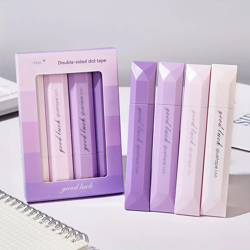 Lot de Rubans Adhésifs Double Face – Colle en Pointillés pour Scrapbooking, DIY et Papeterie Créative