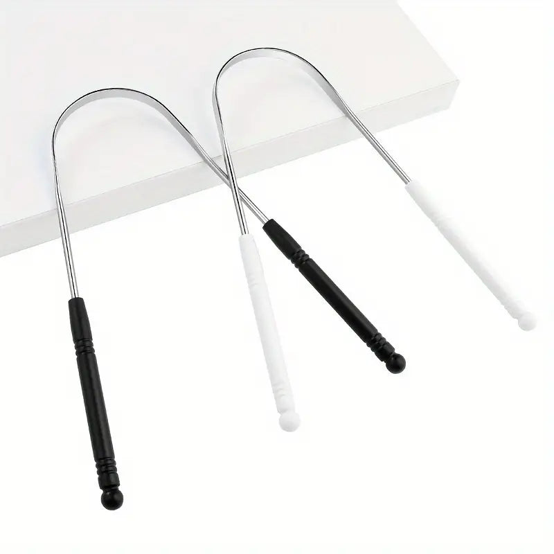Grattoir Langue Inox – Raclette Anti-Haleine pour Hygiène Buccale Durable