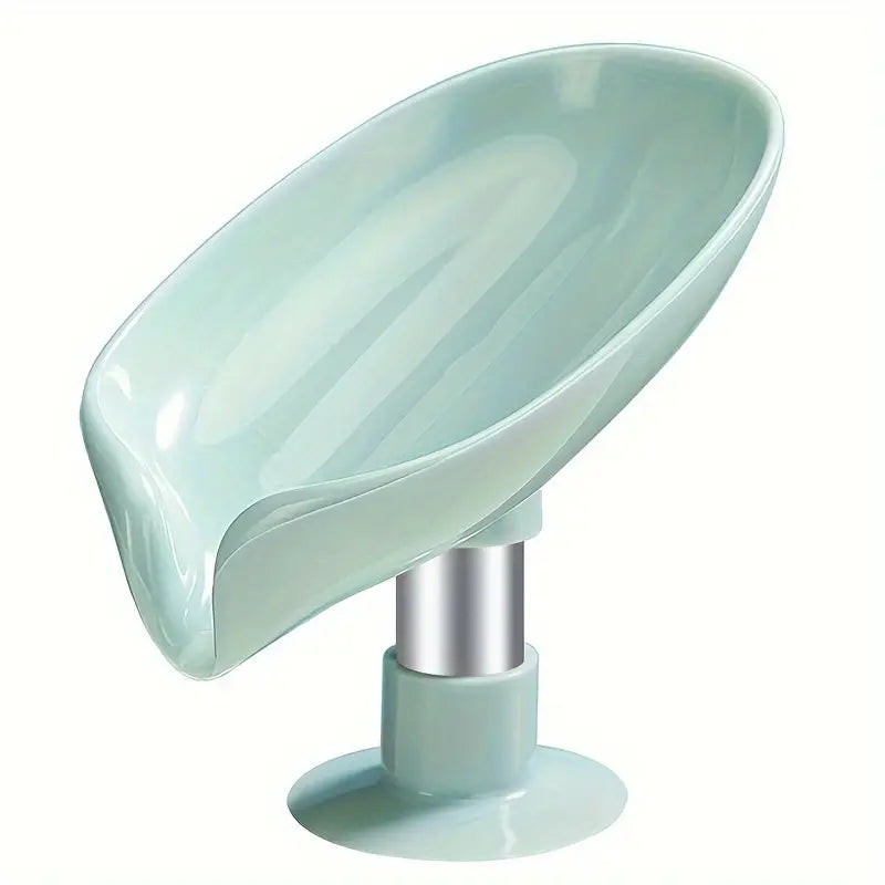 Porte-Savon Égouttoir Auto-Drainant – Support Incliné Antidérapant pour Lavabo, Douche ou Évier