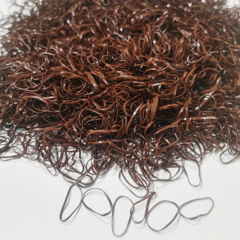 Lot d’Élastiques Noirs Mini pour Cheveux Enfant – Accessoires Discrets et Résistants