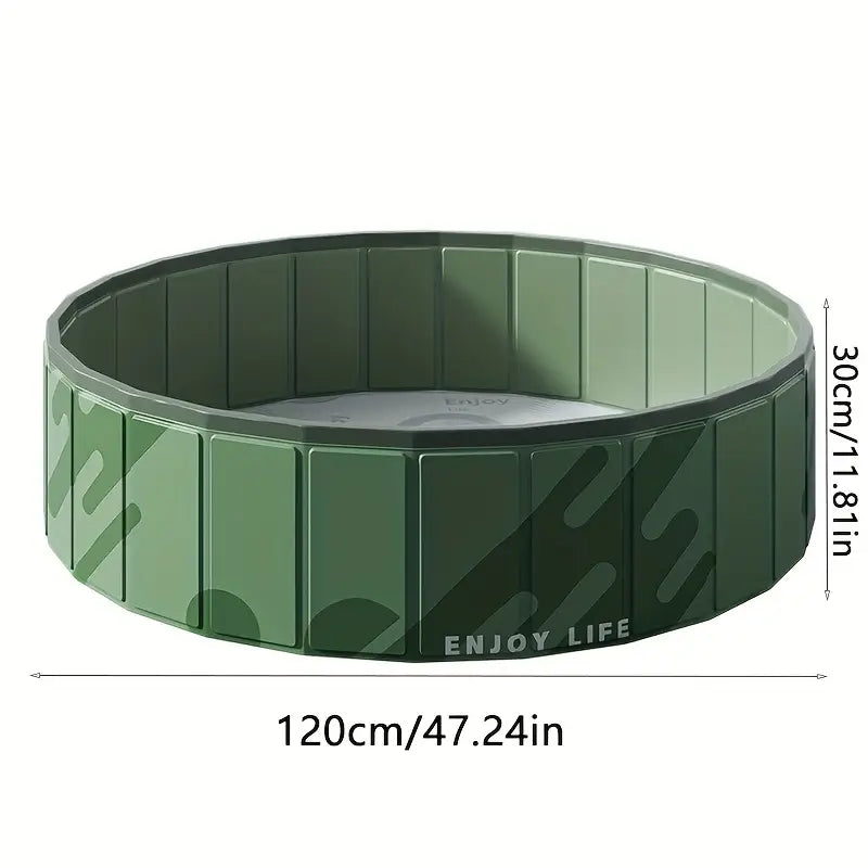 Piscine Pliable pour Chiens et Chats Bassin Portable Antidérapant pour Animaux