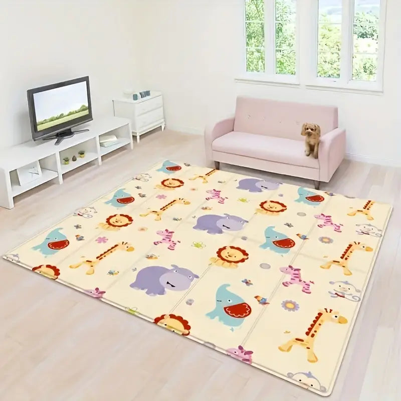 Tapis de Jeu Pliant pour Bébé – Tapis Éducatif Coloré et Antidérapant pour Chambre et Aire de Jeu