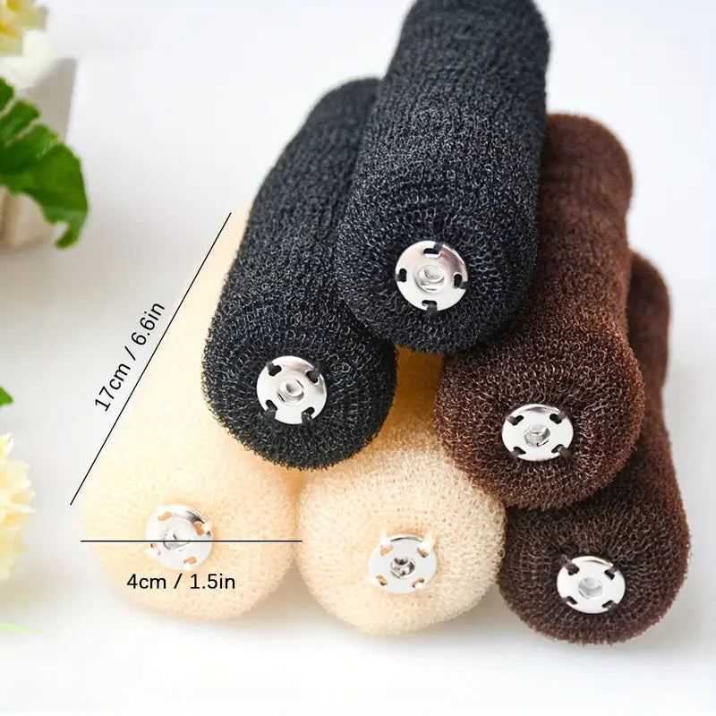 Boudin coiffure mariage femme – Accessoire chignon élégant et pratique pour cheveux