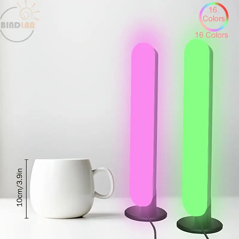 Lampe LED d’Ambiance RGB avec Télécommande – Éclairage Décoratif Multicolore pour Salon, Chambre et Fêtes