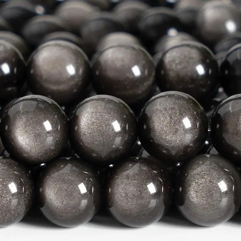 Perles rondes en pierres précieuses naturelles – Pierres en vrac multicolores pour création de bijoux et lithothérapie