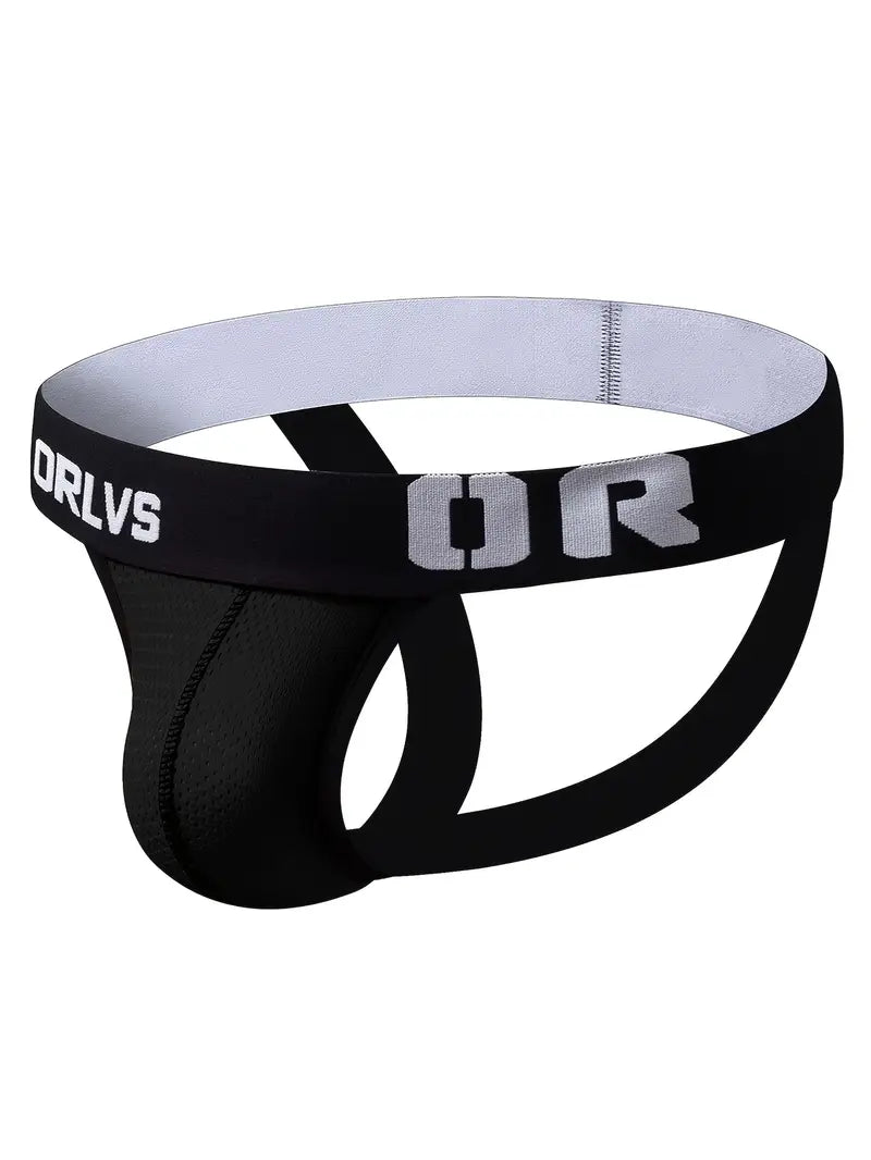 Jockstrap sexy homme – Slip échancré en maille respirante noire, Confort et séduction sportive