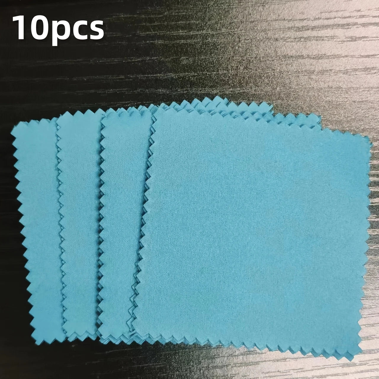 Chiffons Microfibre pour Nettoyage de Bijoux – Lot de 10 Lingettes Douces Antirayures 10x10cm