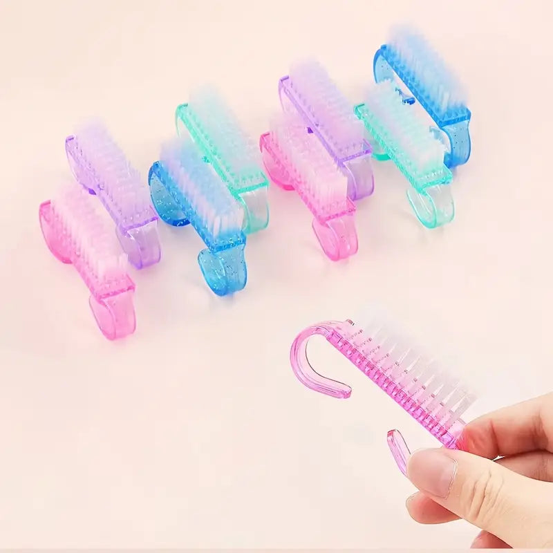 Lot de Mini Brosses à Ongles Colorées – Nettoyage Doux et Efficace pour Manucure et Pédicure