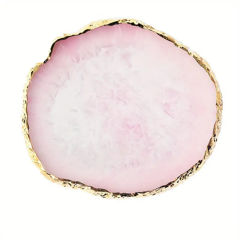 Palette en Résine pour Nail Art – Plateau de Mélange Esthétique pour Vernis, Gel UV et Paillettes