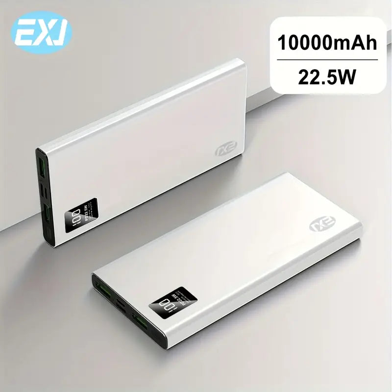 Batterie Externe Power Bank 20000mAh avec Écran LCD – Charge Rapide USB pour Smartphone et Tablette