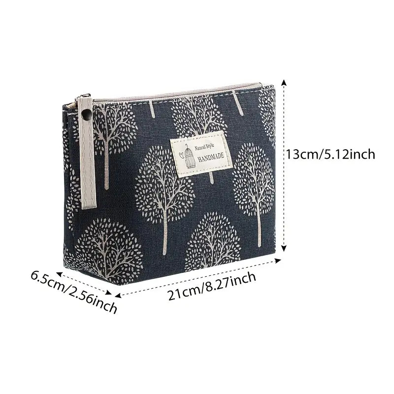 Trousse de toilette imprimée Pochette maquillage et accessoires voyage