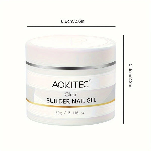 Gel de Construction Ongles Transparent 60g