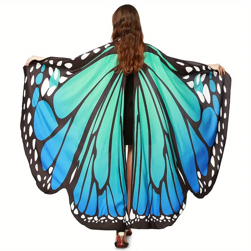 Ailes de papillon colorées pour femme – Accessoire de costume féerique pour soirée, carnaval et cosplay