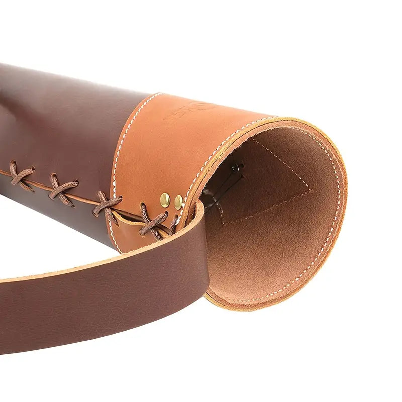Carquois en cuir artisanal pour archerie – Étui de flèches robuste et élégant