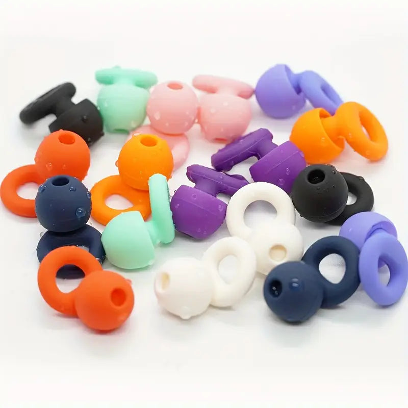 Bouchons d’oreilles sport en silicone – Protection anti-bruit et étanche pour natation, fitness et plein air (lot de 6