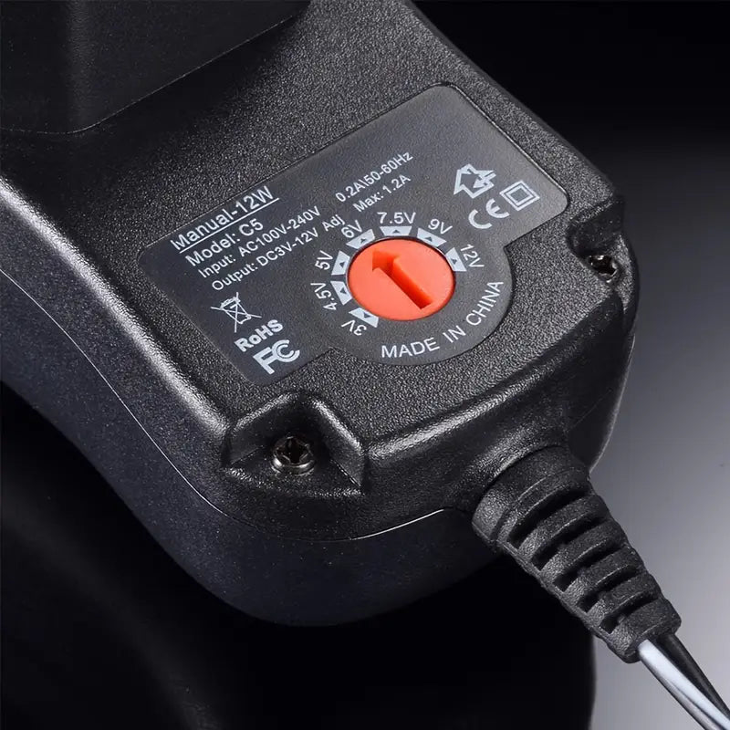 Adaptateur Secteur Universel 3-12V – Chargeur Alimentation AC/DC avec Embouts Multiples et Tension Réglable