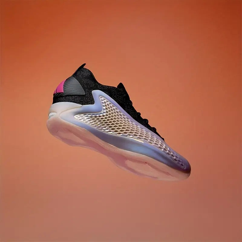 Baskets de sport homme noires et argent – Chaussures légères running, fitness et plein air