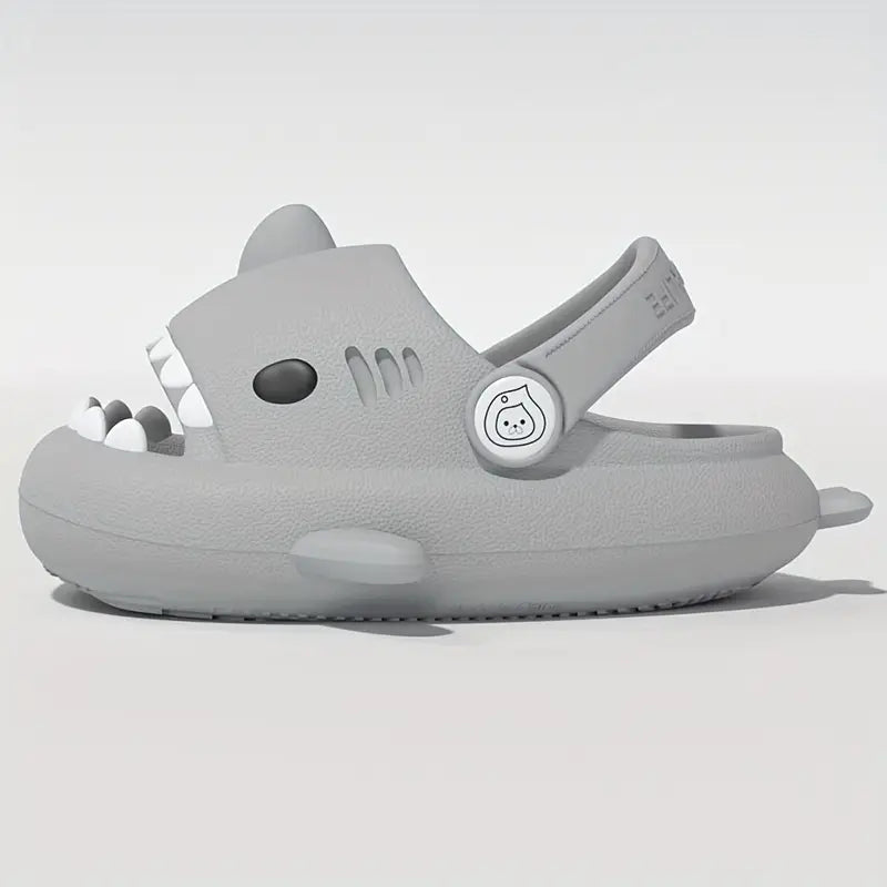 Sabots garçon requin bleu – Mules d’été antidérapantes et confortables pour enfant