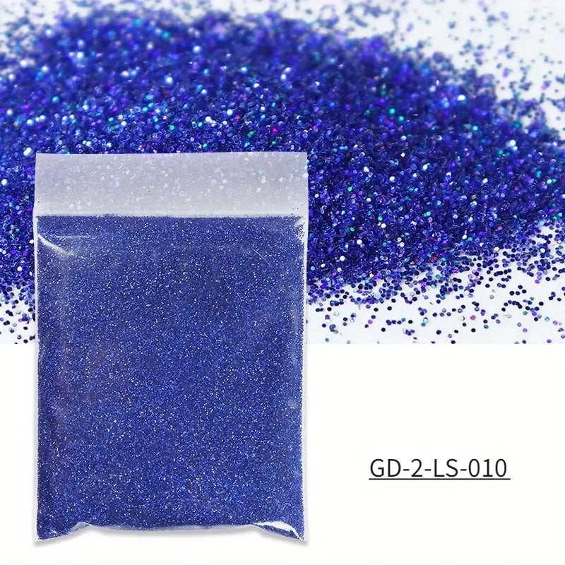 Vernis en Poudre Pailleté Holographique – Couleurs Brillantes pour Nail Art Scintillant