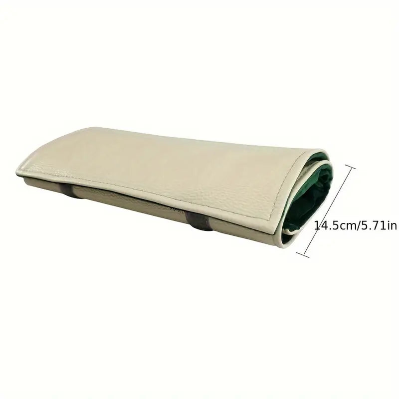 Trousse de Rangement pour Pinceaux et Outils – Étui en Tissu avec Boutons Pression, Multi-Couleurs