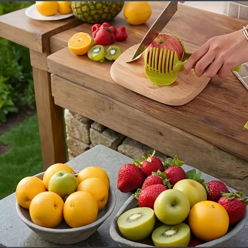 Support de Découpe Tomate et Fruits – Outil de Découpe Précis pour Cuisine Rapide et Sécurisée
