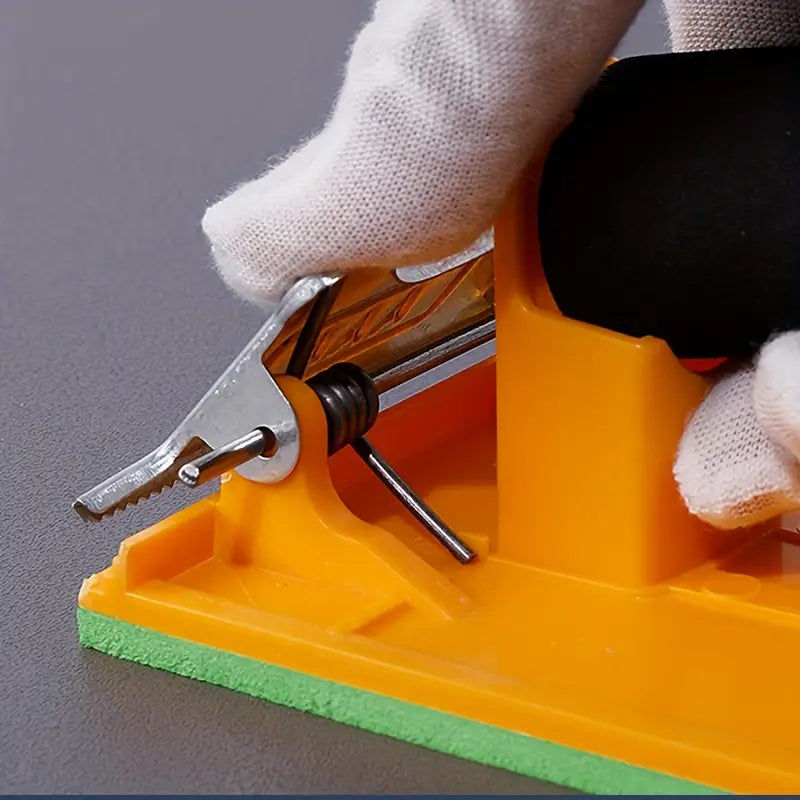 Support de Ponçage Manuel avec Poignée Ergonomique – Idéal pour Papiers Abrasifs et Finitions Précises