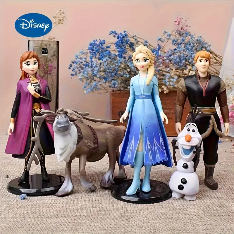 Ensemble de Figurines La Reine des Neiges – Elsa, Anna, Olaf, Kristoff et Sven